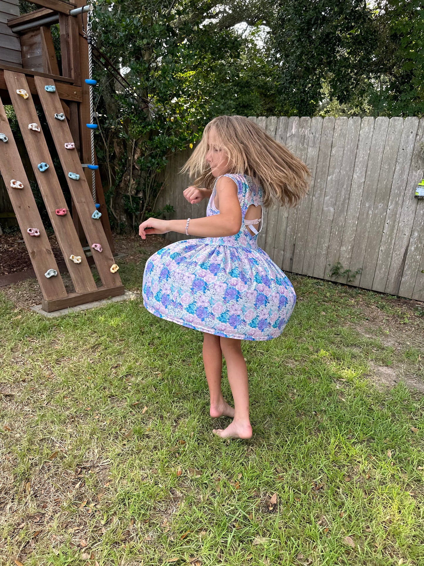 Floral Heart Back Tank