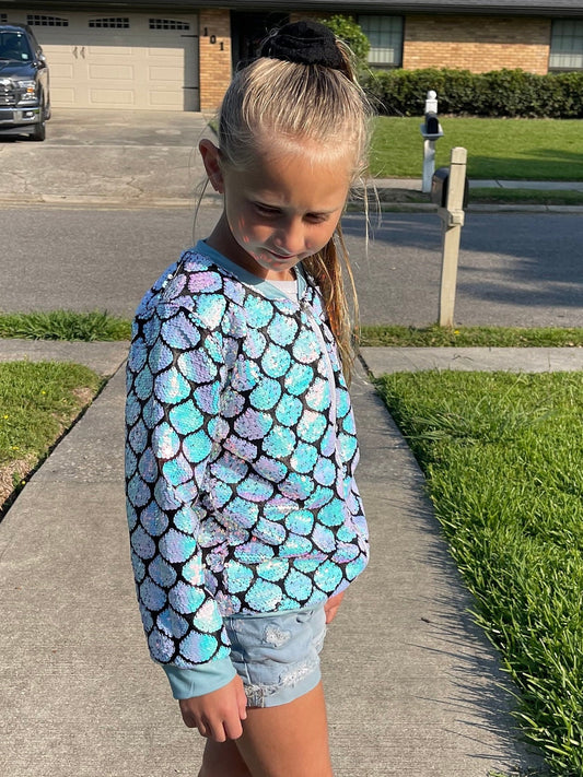 Mermaid Scales Sequin Jacket