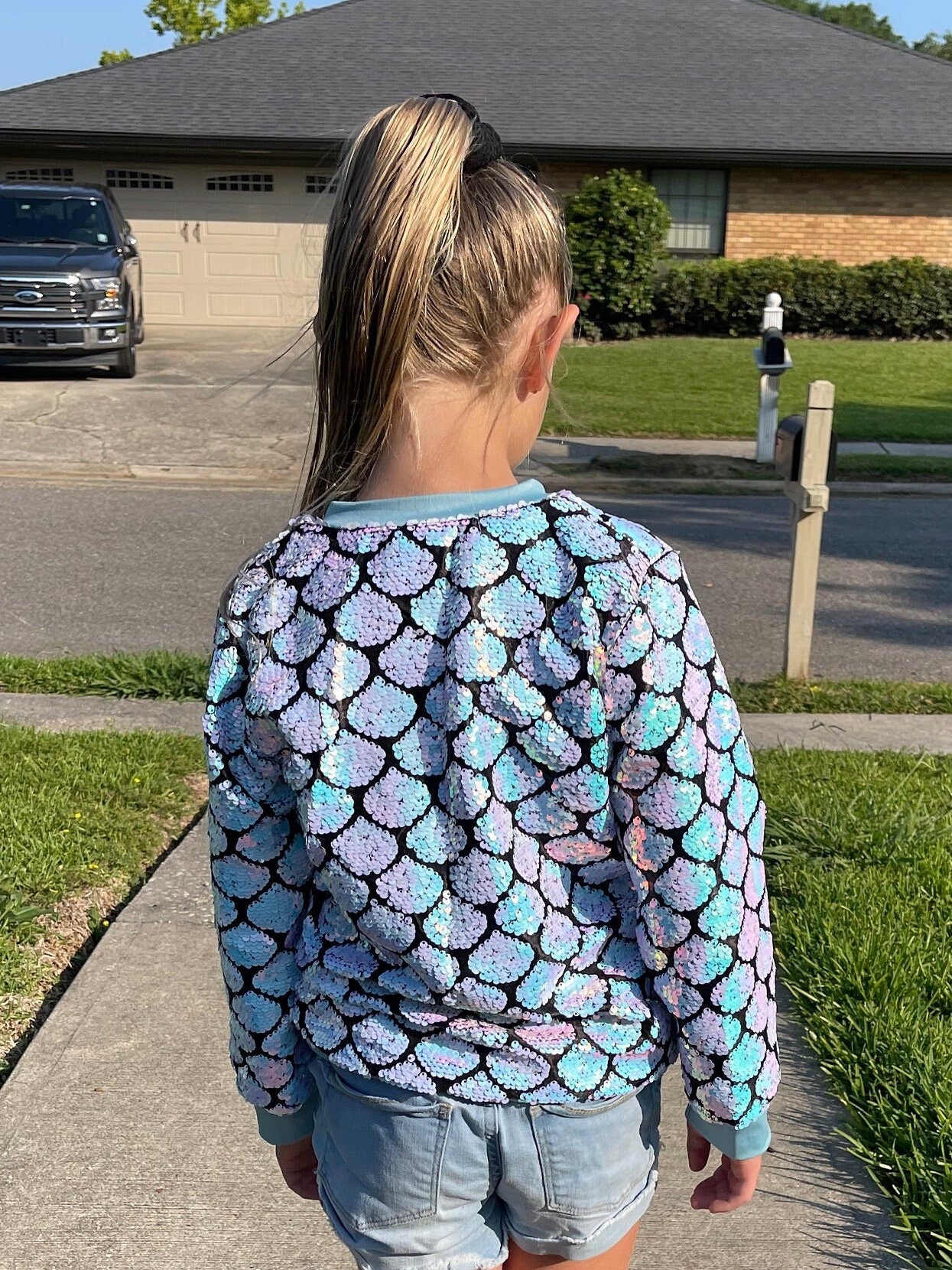 Mermaid Scales Sequin Jacket