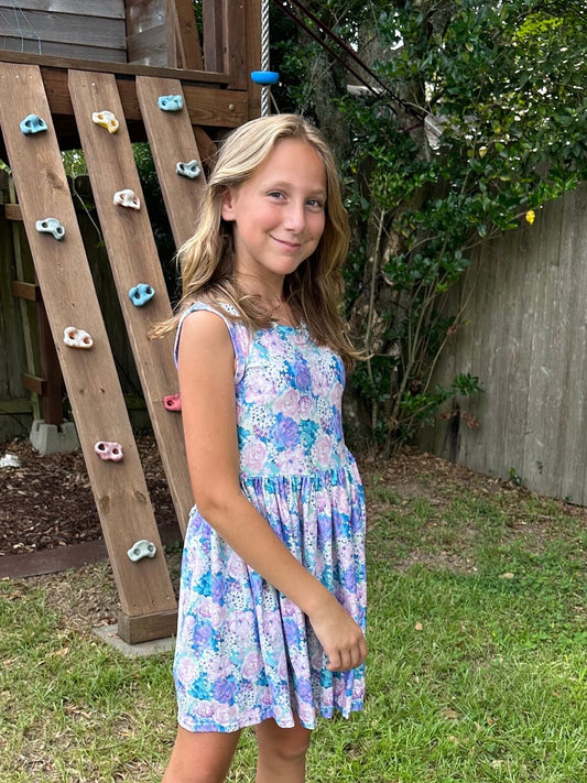 Floral Heart Back Tank