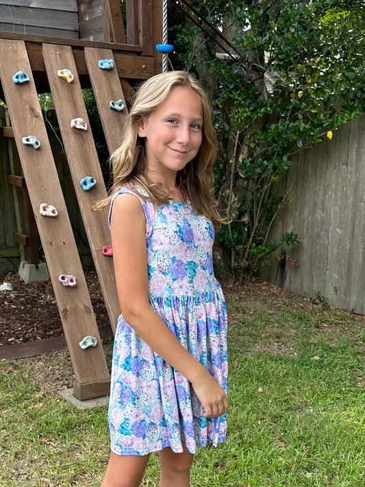 Floral Heart Back Tank