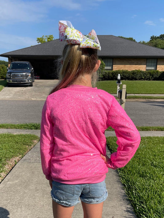 Pink Sequin Jacket
