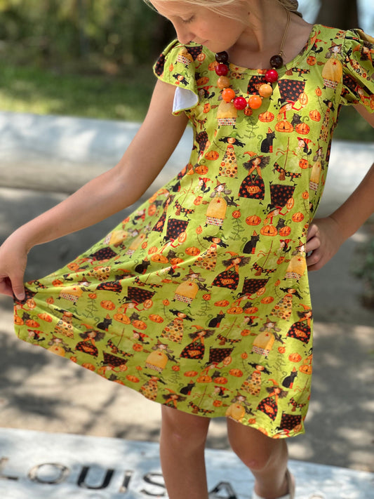 Witchy girls Swing Dress