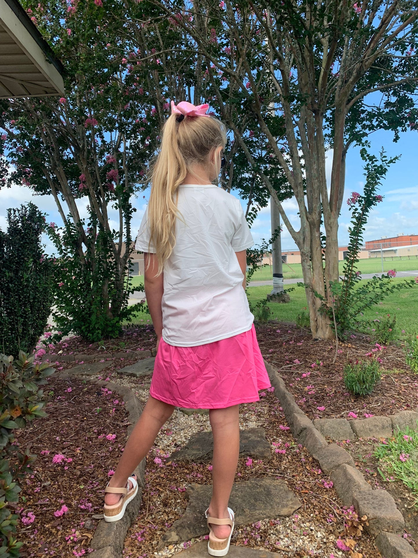 Pink Unicorn Birthday Skirt Set