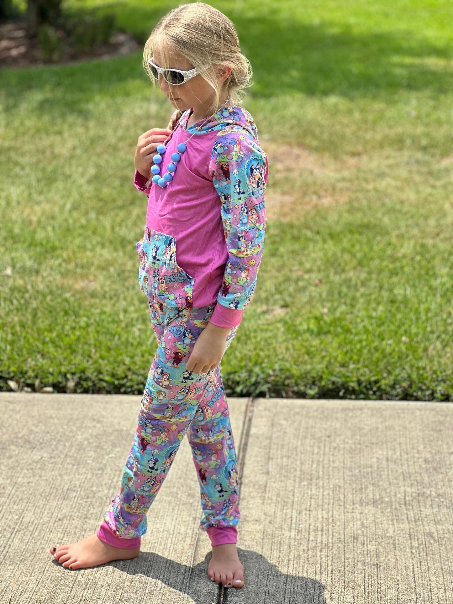 Blue Dog Jogger Set