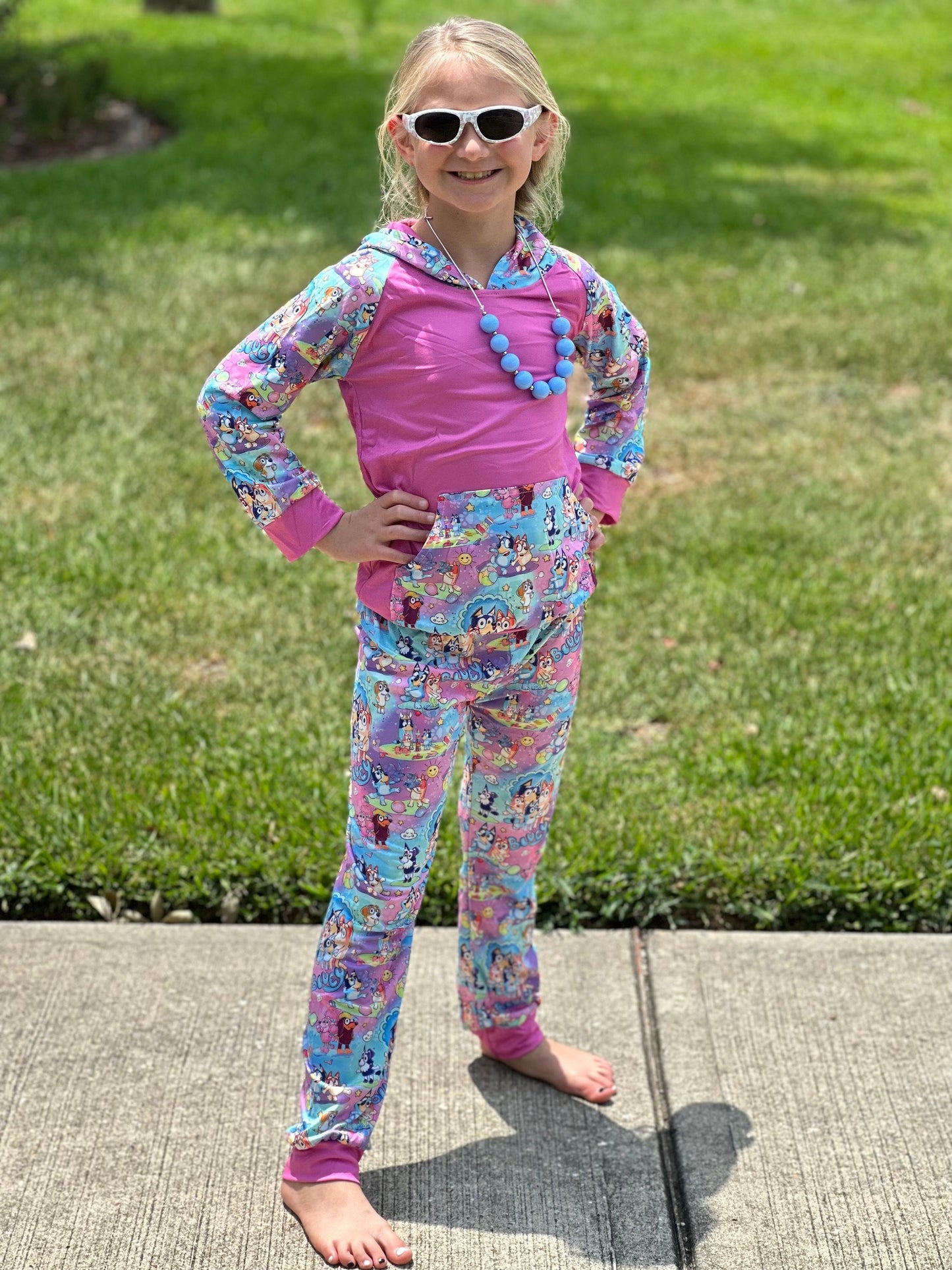 Blue Dog Jogger Set