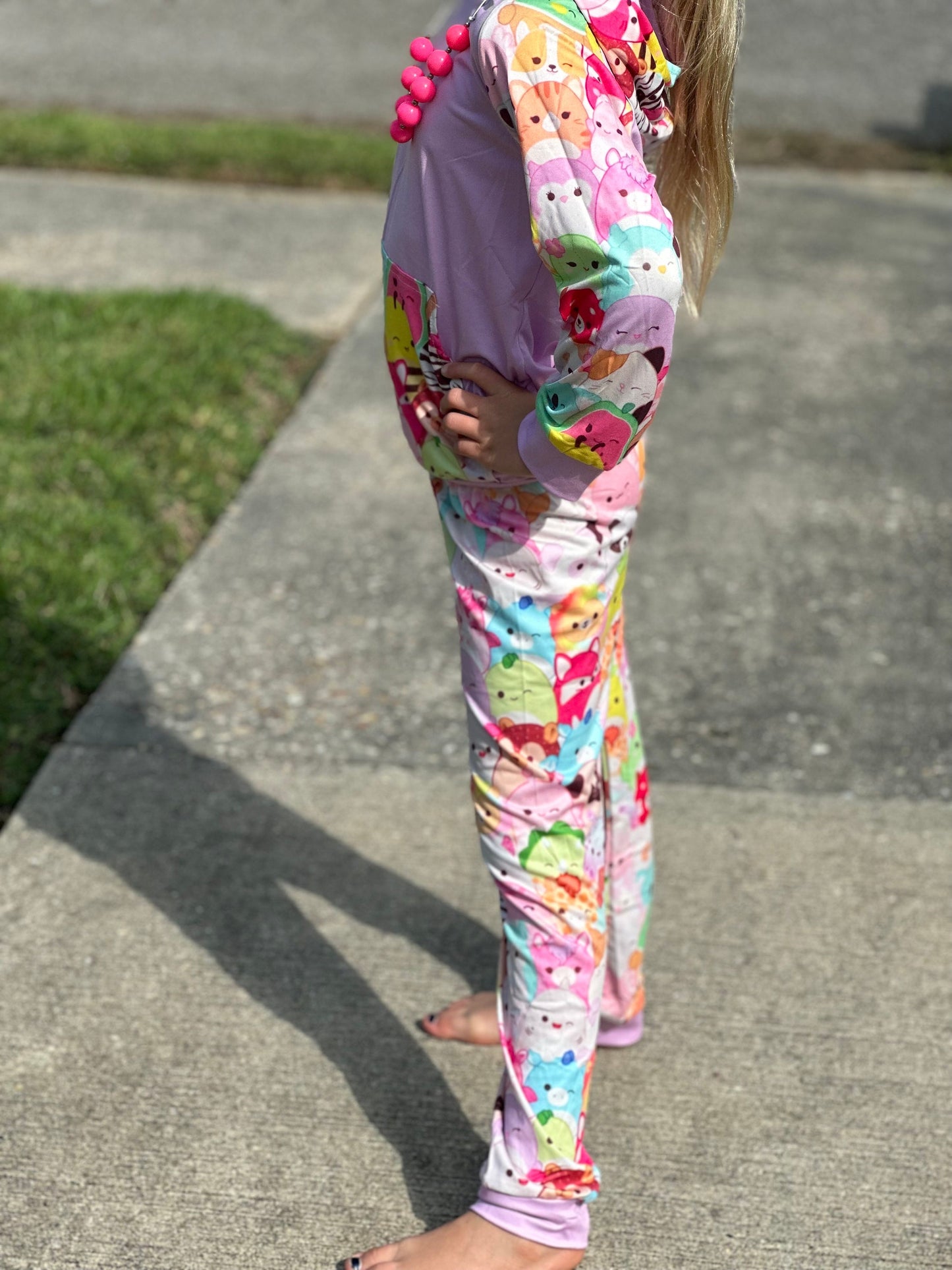 Pink Squishmallow Jogger set