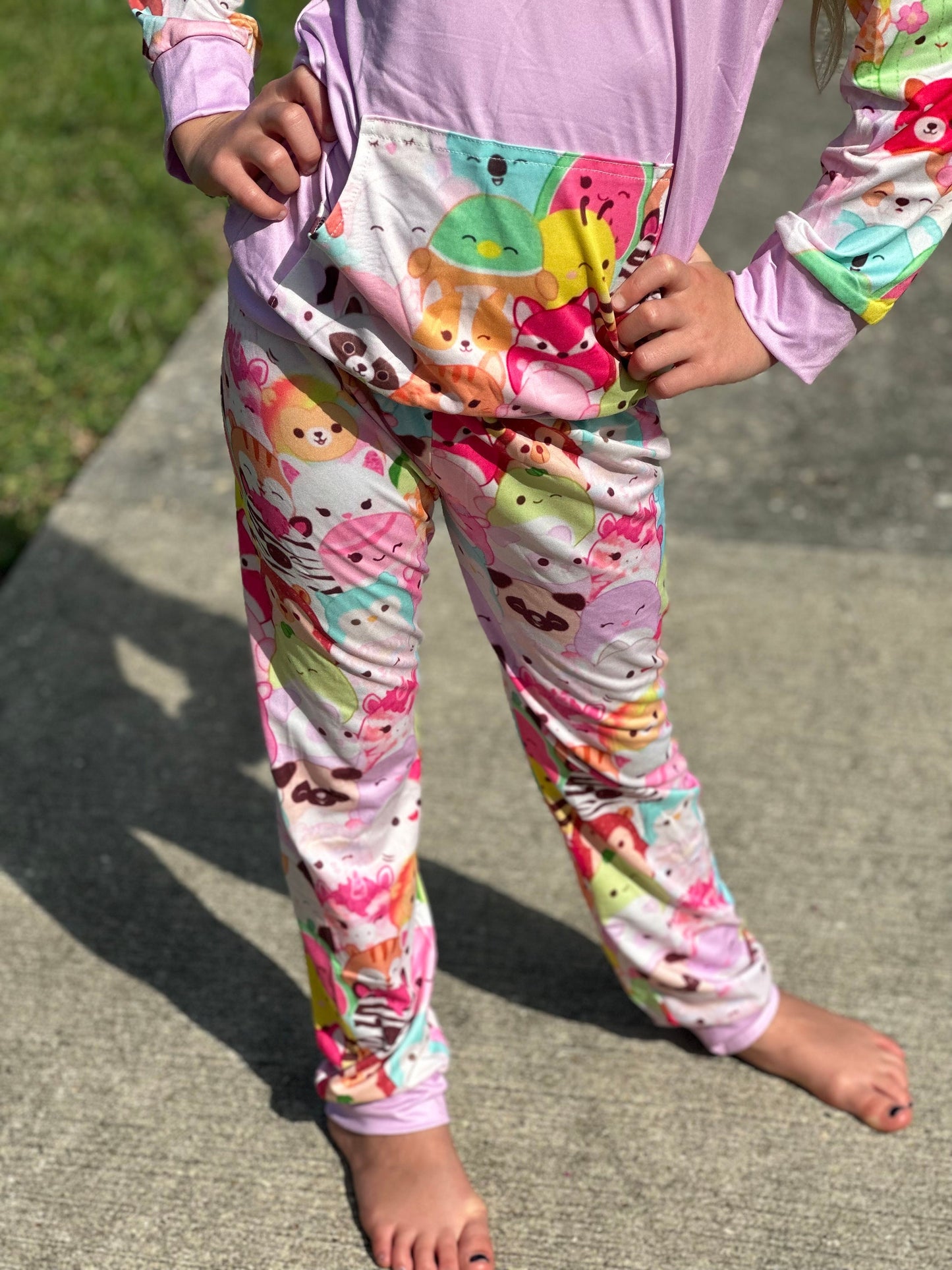 Pink Squishmallow Jogger set