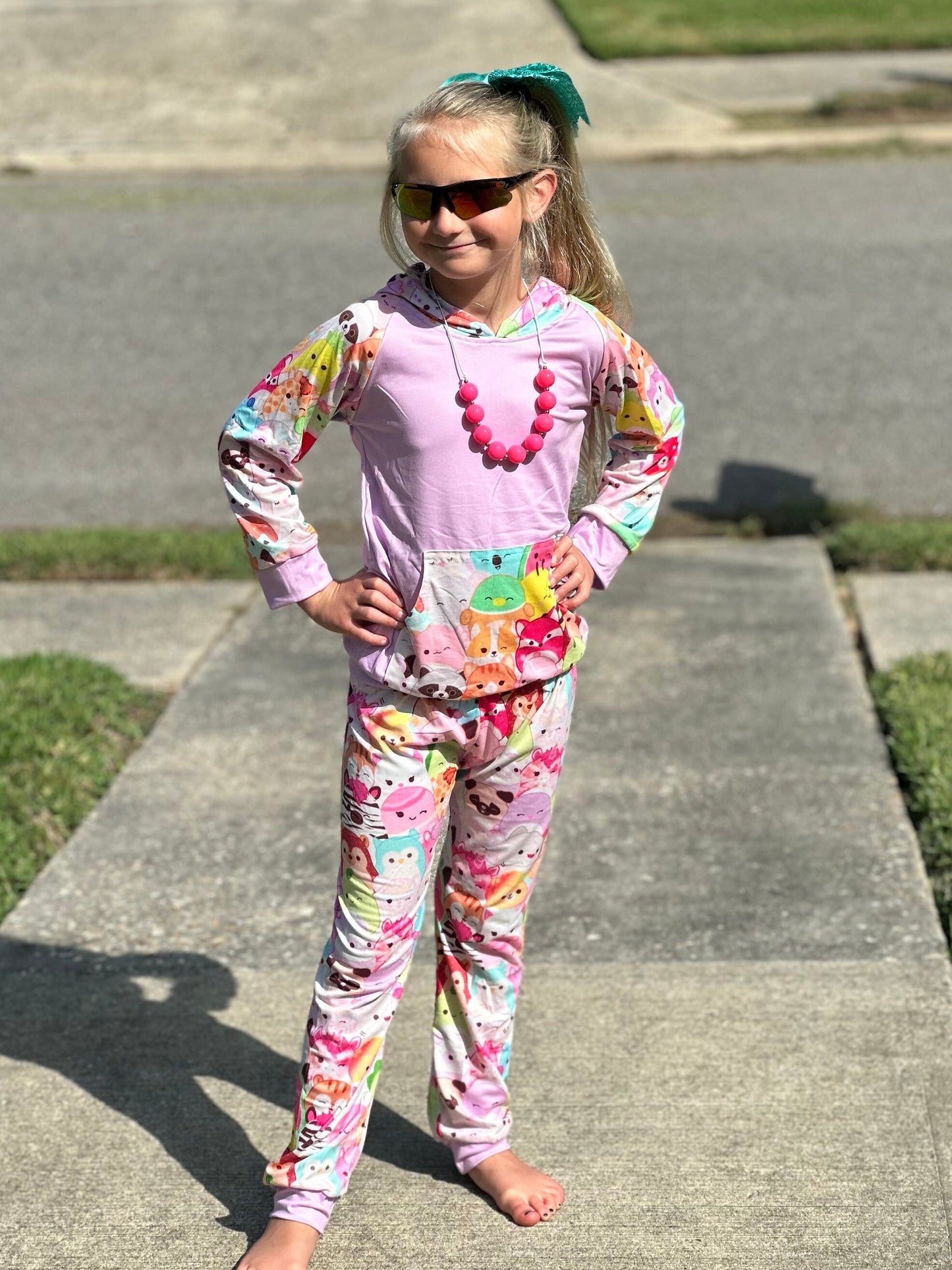 Pink Squishmallow Jogger set