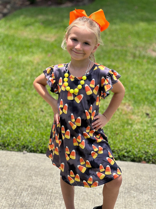 Candy Corn Swing Dress
