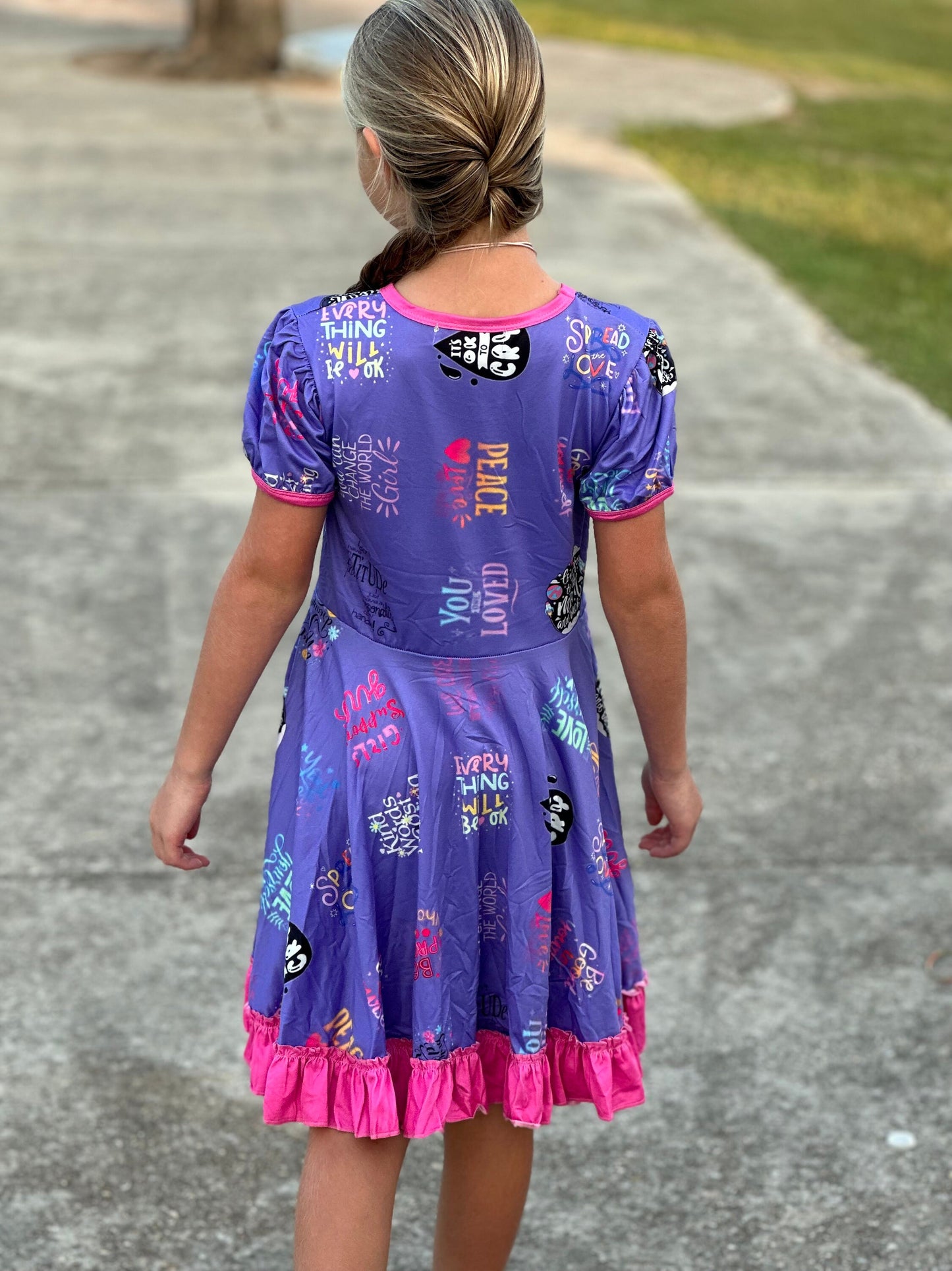 Positive Motivation twirl dress
