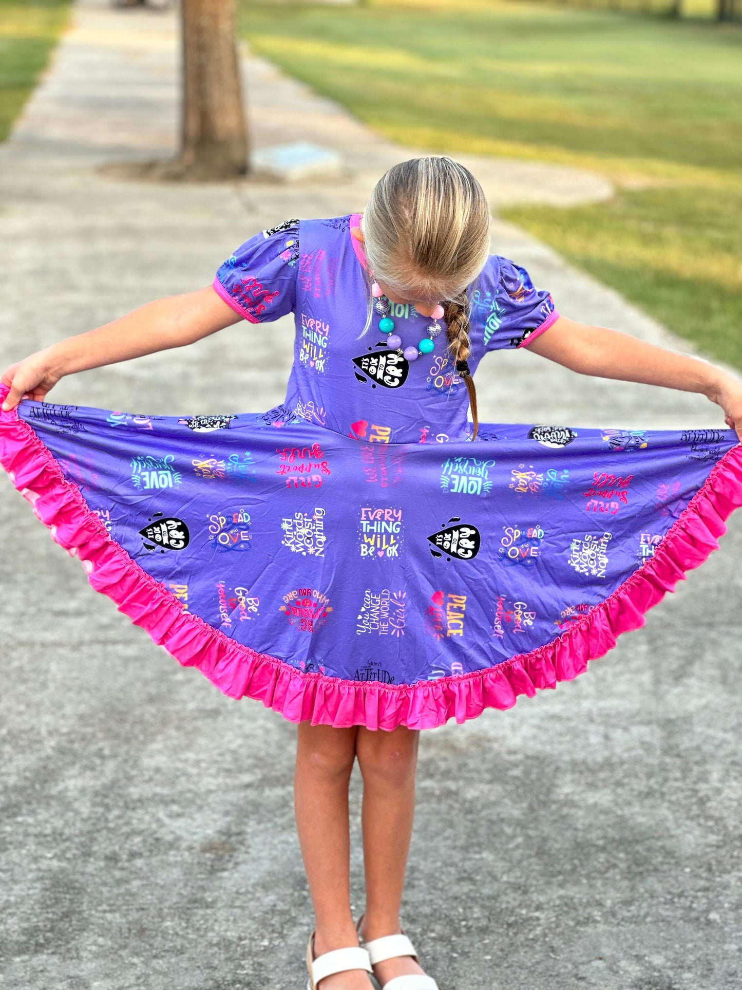 Positive Motivation twirl dress