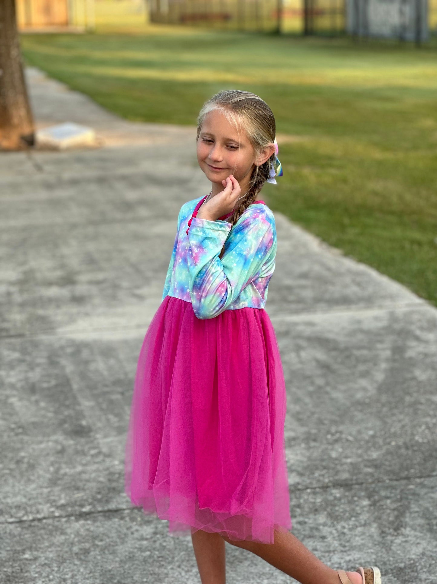 Pastel Sparkles tulle Dress