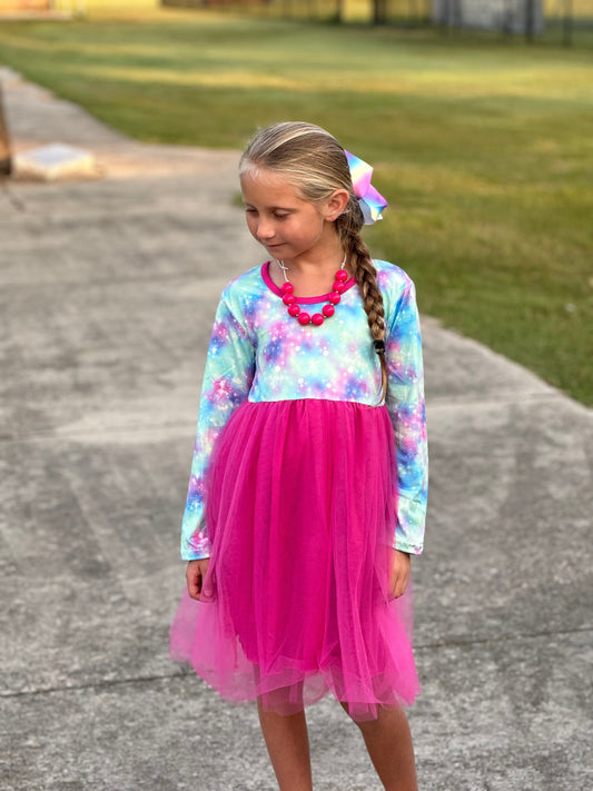 Pastel Sparkles tulle Dress