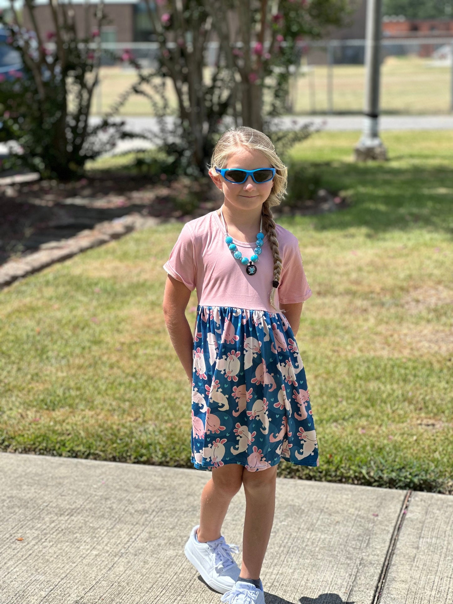 Pink Axolotl Dress