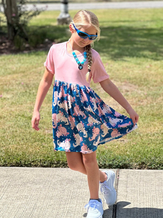 Pink Axolotl Dress