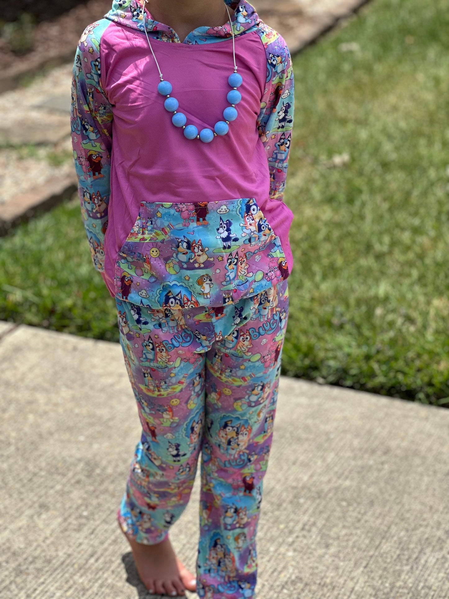 Blue Dog Jogger Set