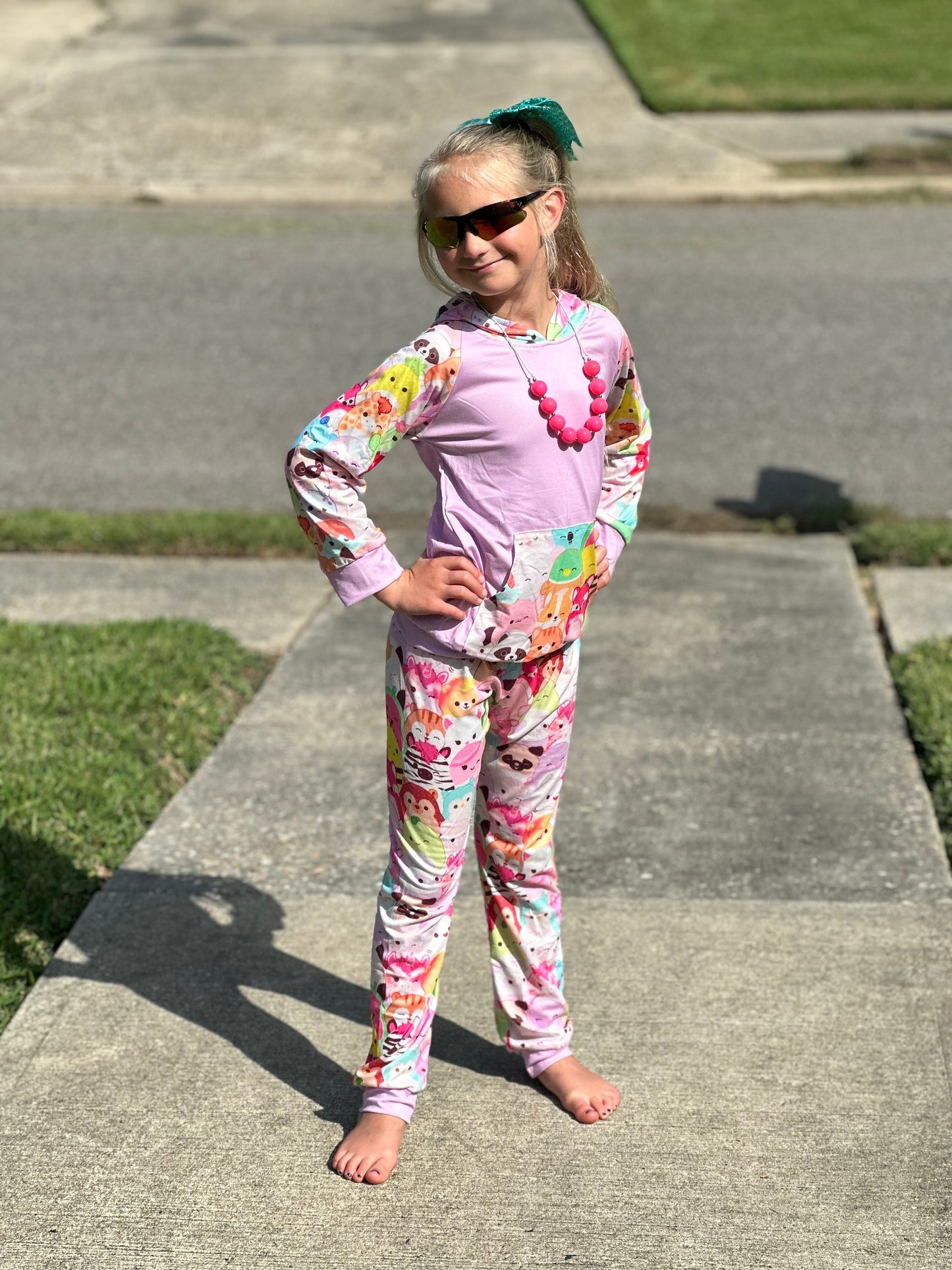 Pink Squishmallow Jogger set