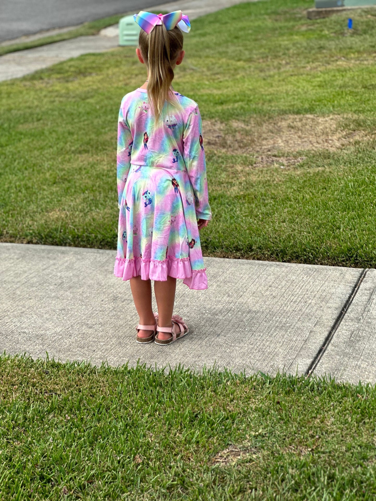 Pastel Dollhouse Twirl Dress