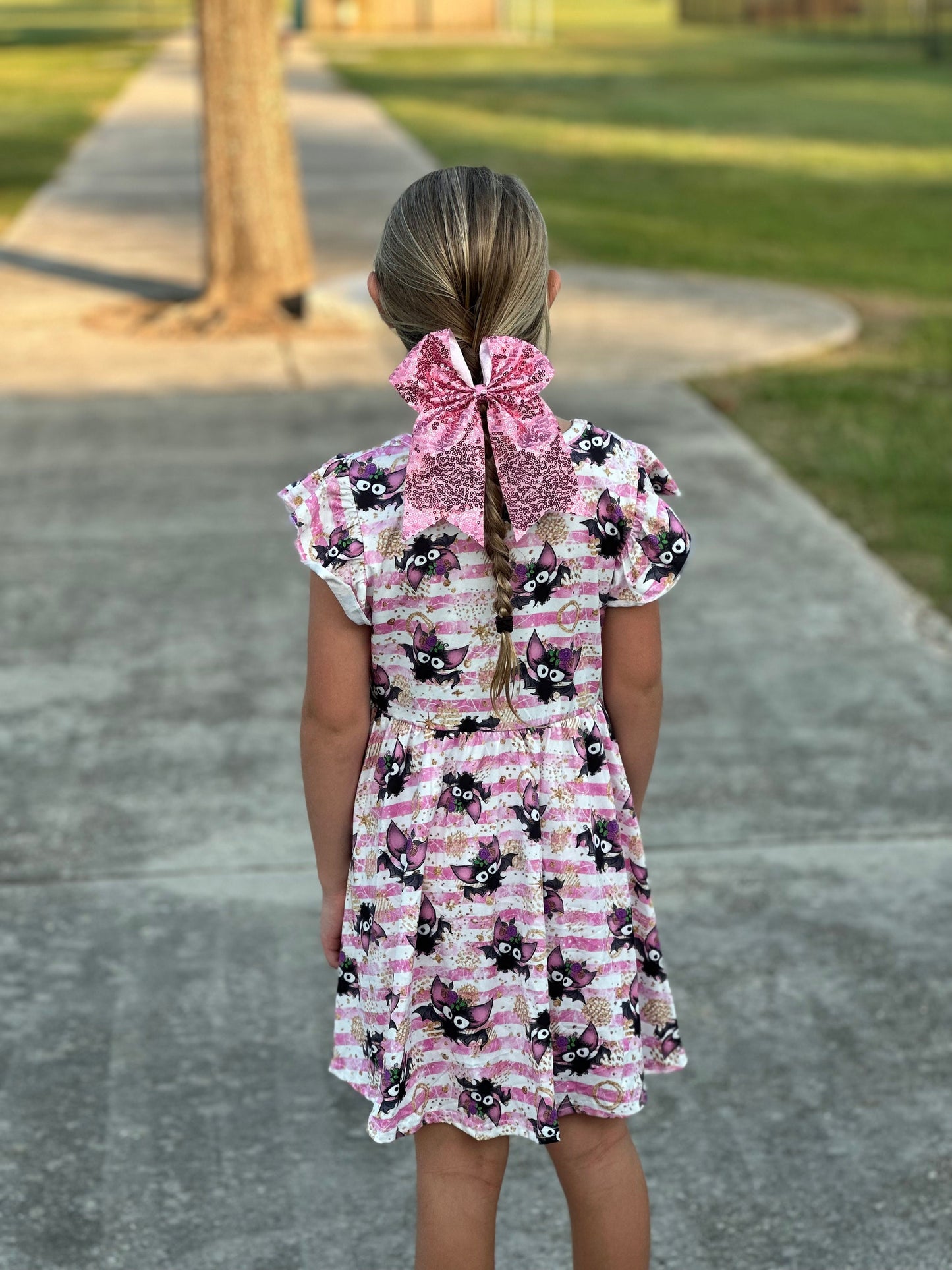 Halloween bats flutter dress