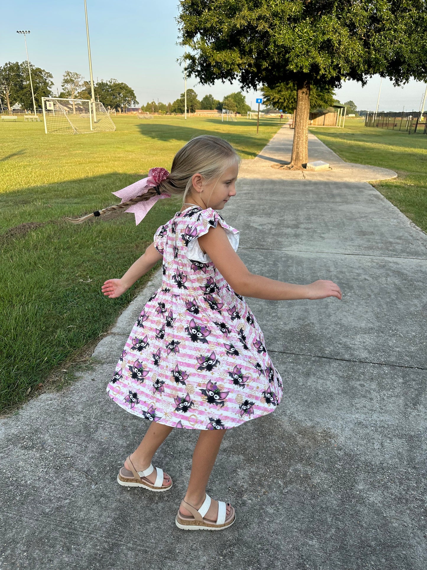 Halloween bats flutter dress