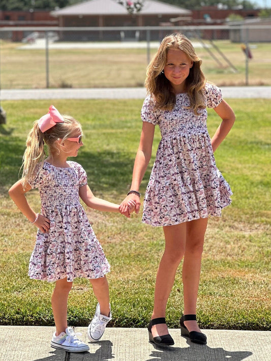 Fall Butterflies Tier Twirl Dress