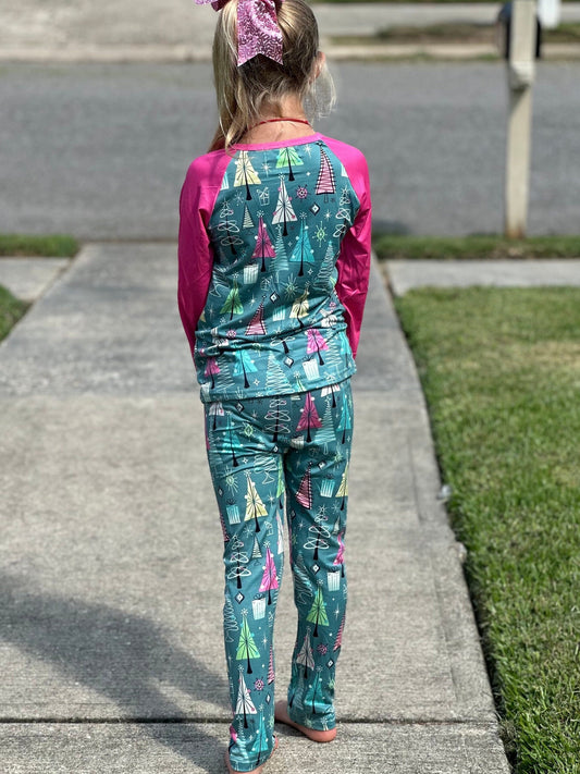 Christmas Tree Leggings Set