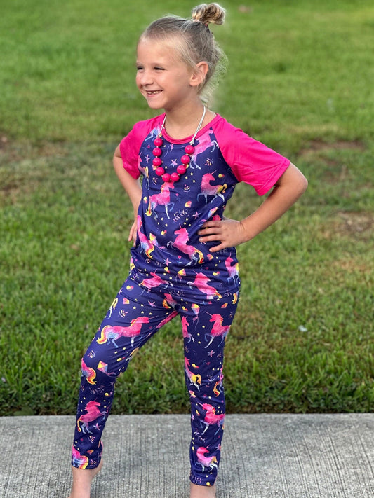 Unicorn magic leggings Set