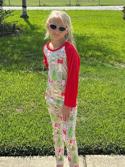 Christmas Gnomes leggings Set