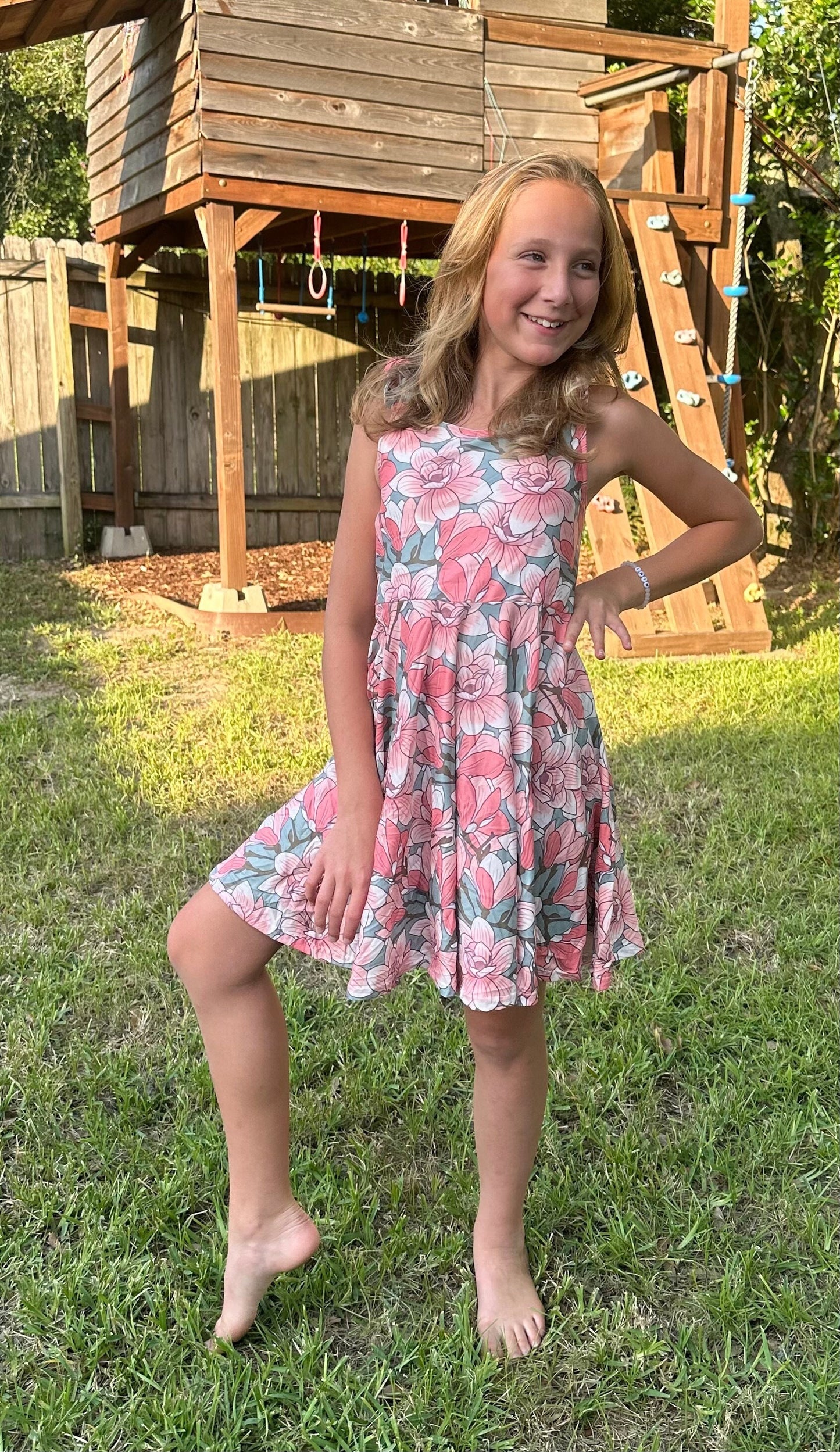 Floral Tie Up Tank