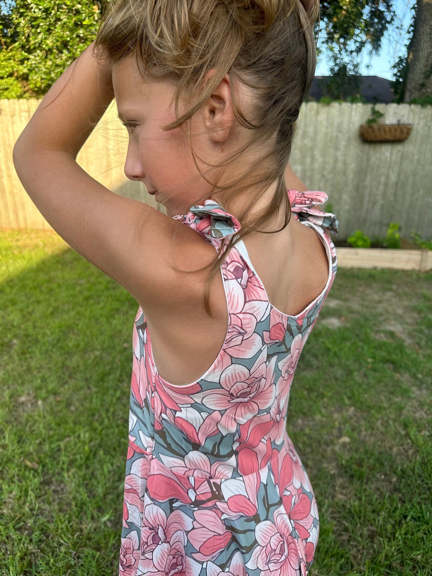 Floral Tie Up Tank
