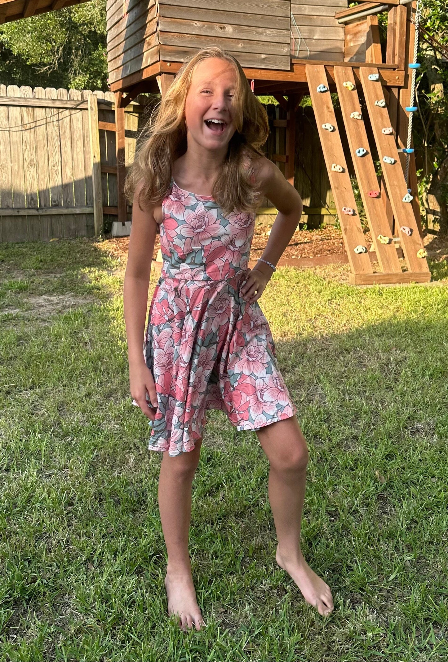 Floral Tie Up Tank