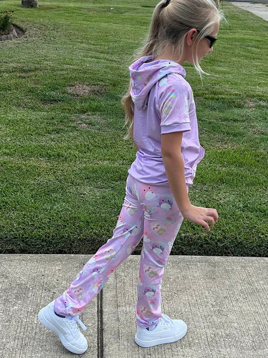 Purple Squishmallow Jogger Set