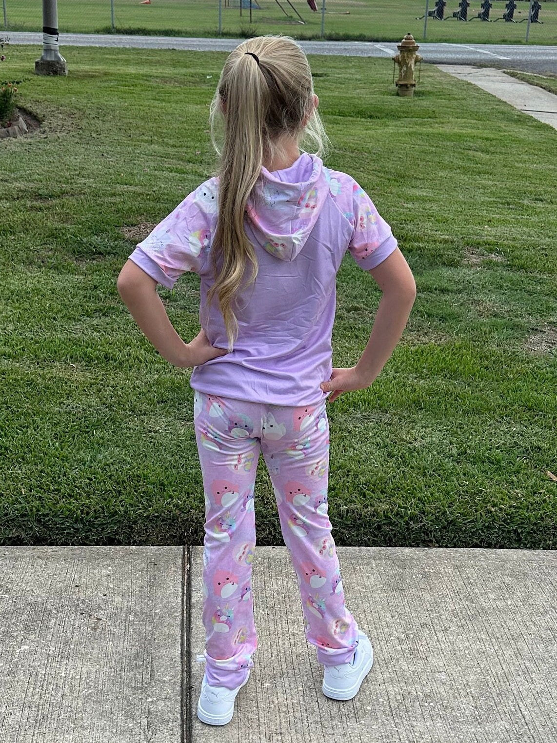 Purple Squishmallow Jogger Set