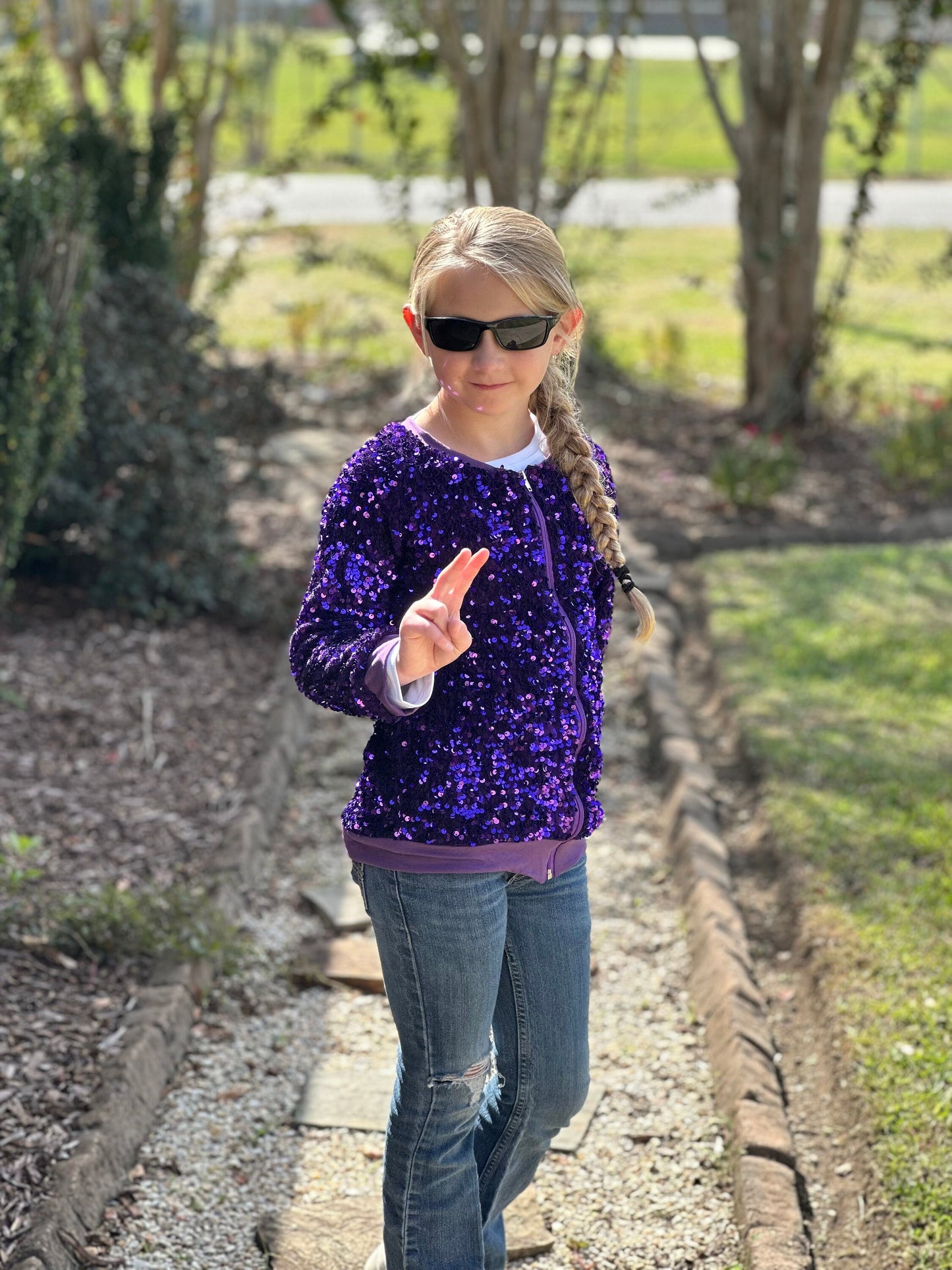 Royal Purple Sequin Jacket