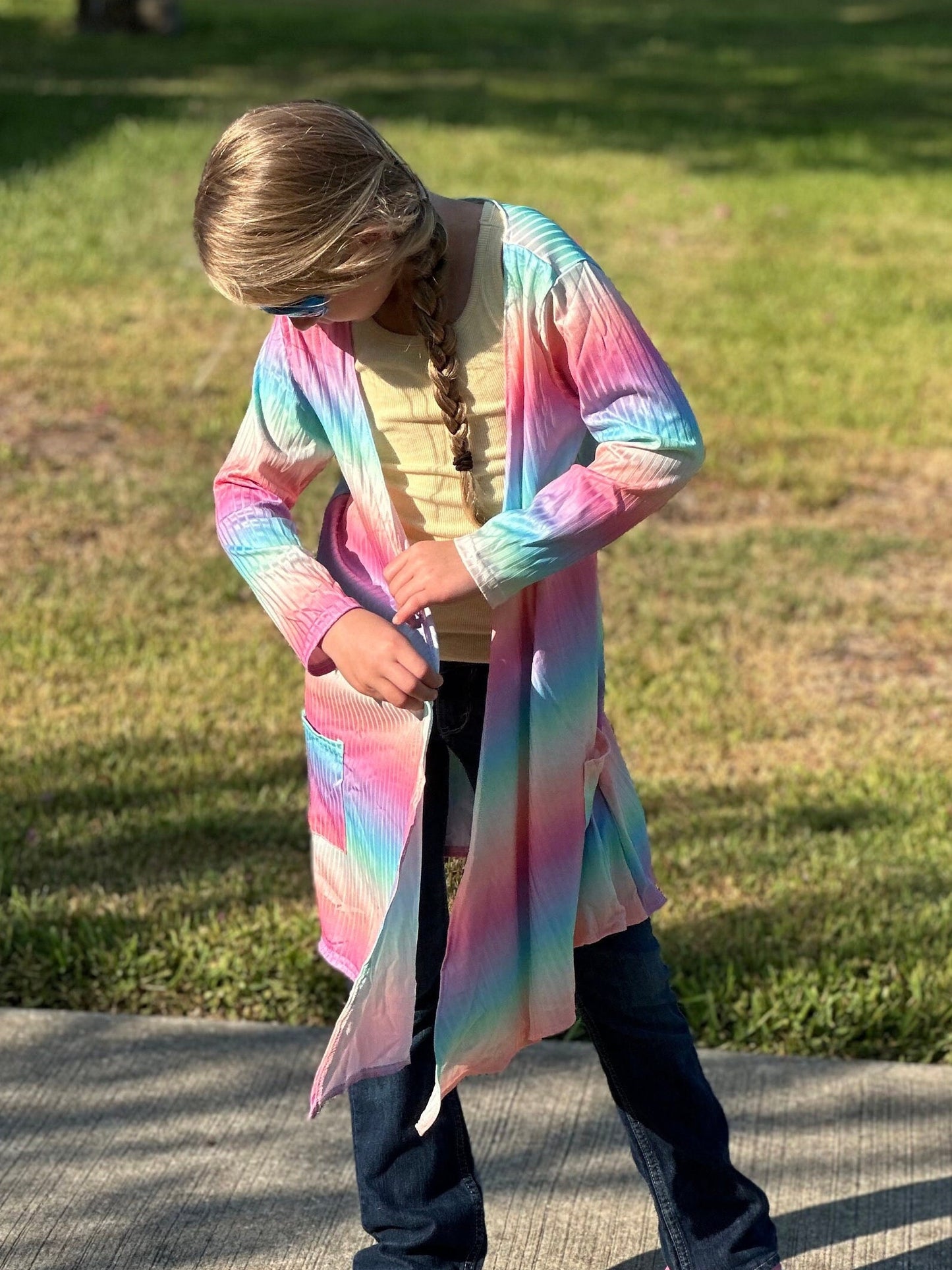 Pastel Ombré Cardigan