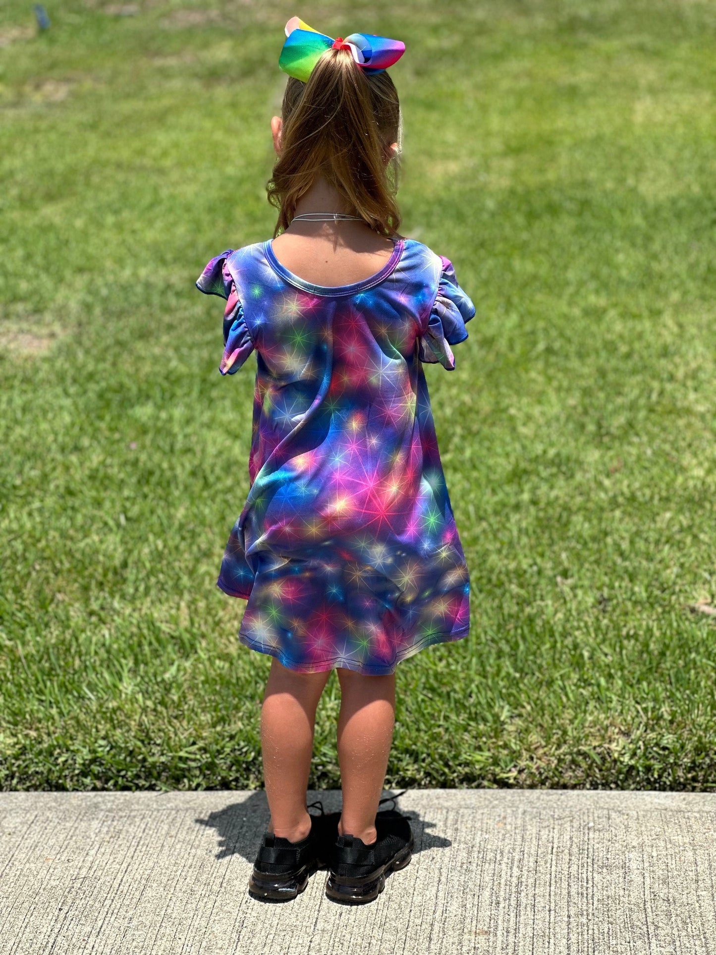 Christmas Lights Swing Dress