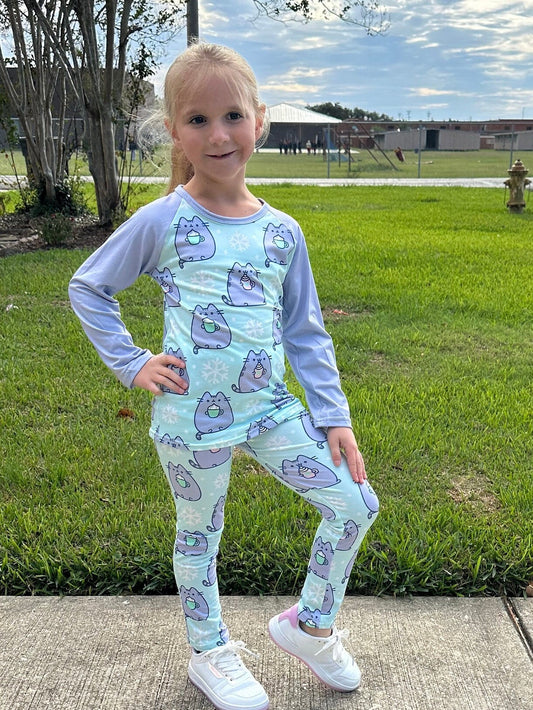 Fat Cat Winter Leggings Set