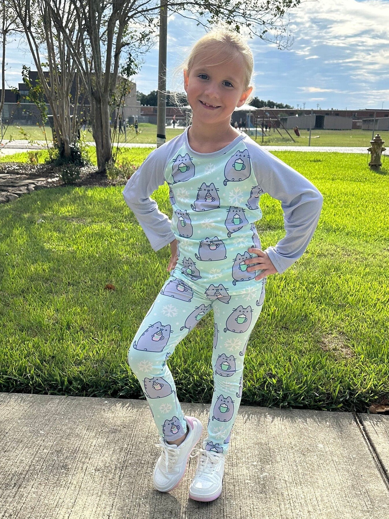Fat Cat Winter Leggings Set