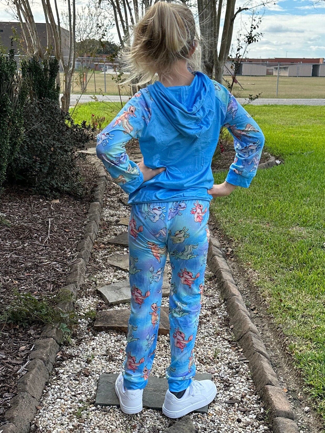 Swimming Axolotls Jogger Set