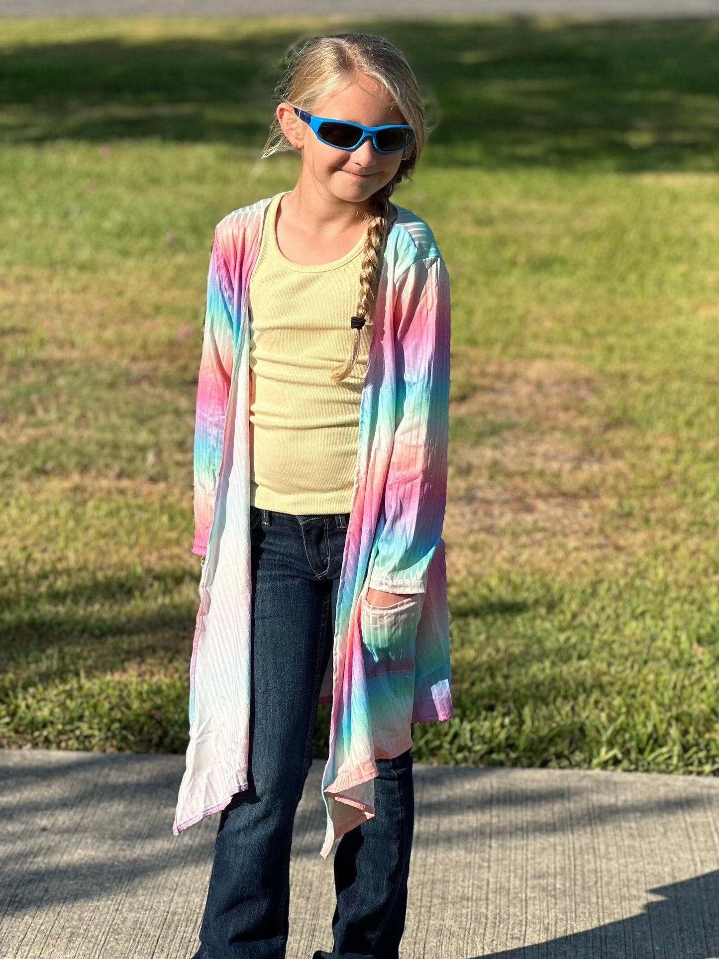 Pastel Ombré Cardigan
