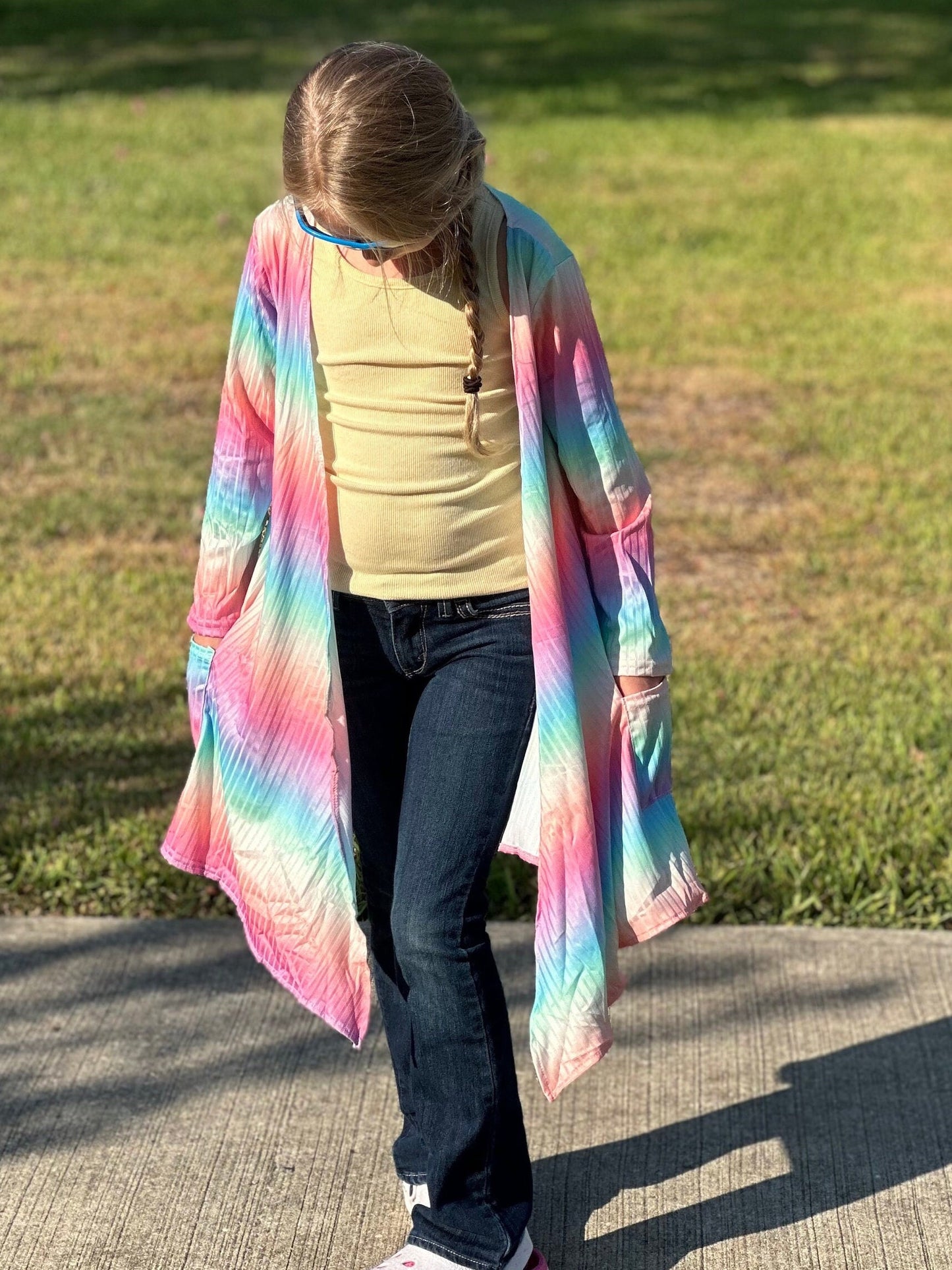 Pastel Ombré Cardigan