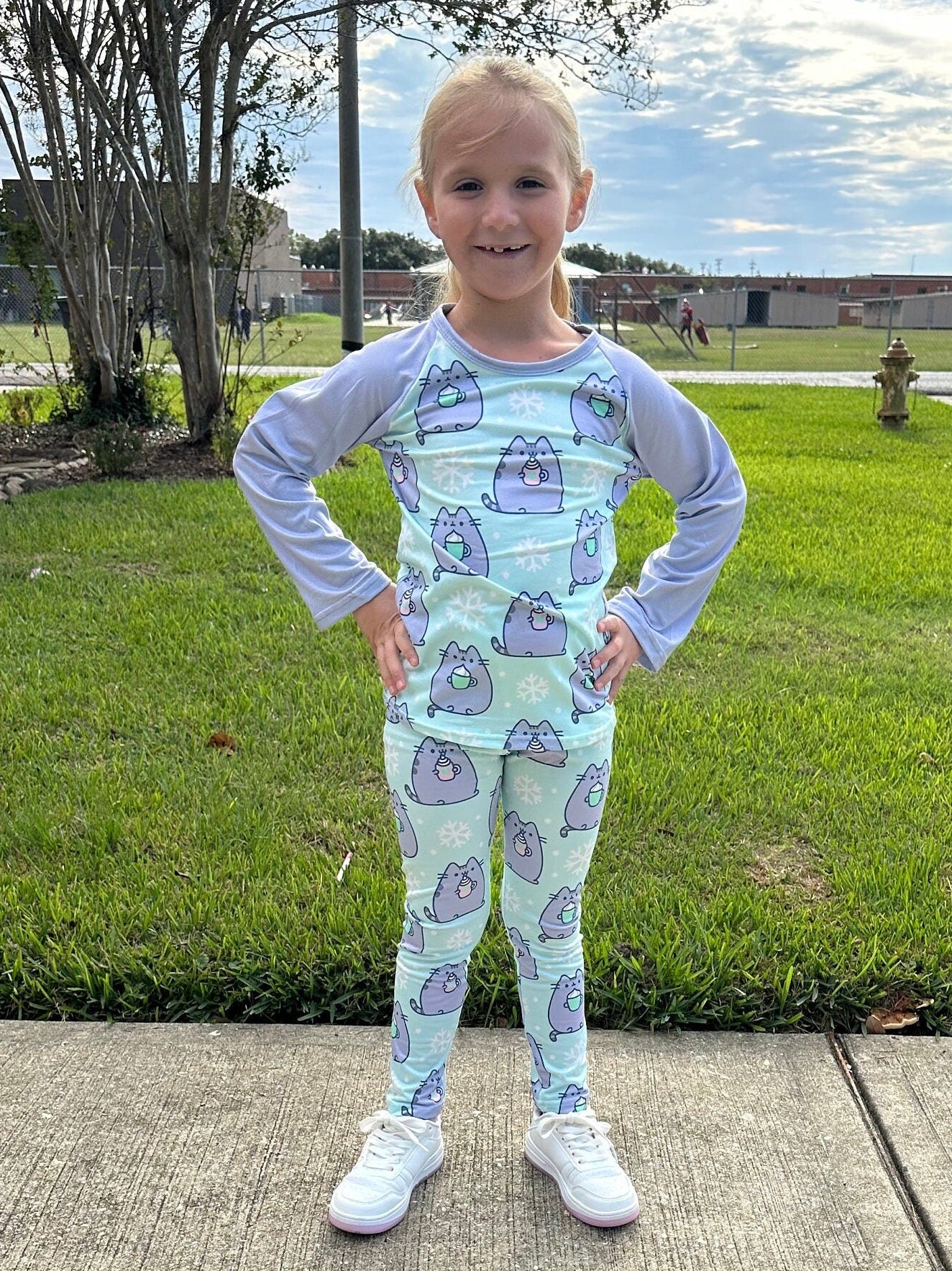 Fat Cat Winter Leggings Set