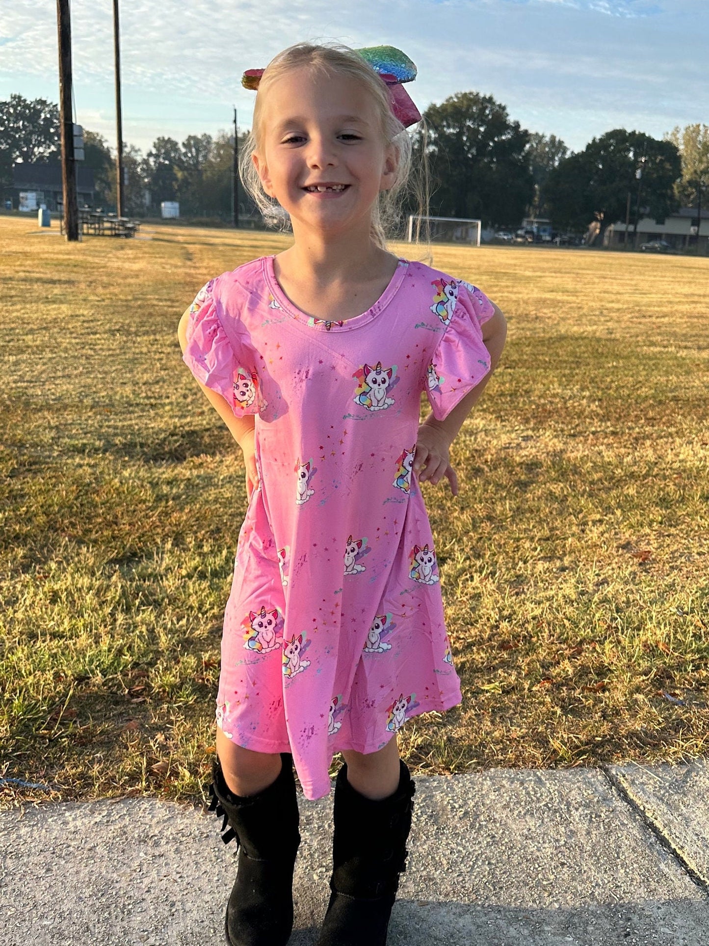 Caticorn Swing Dress