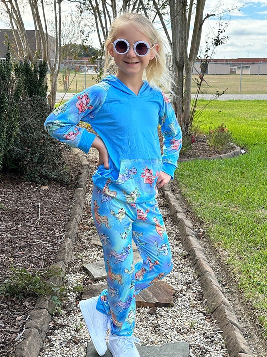 Swimming Axolotls Jogger Set