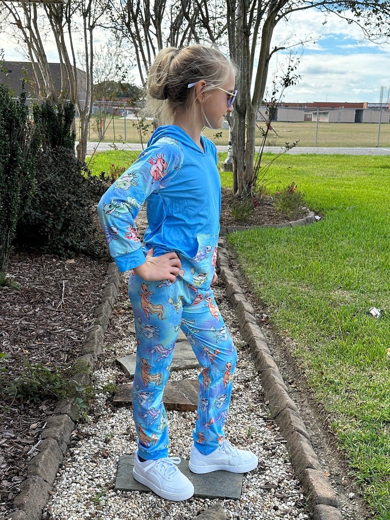 Swimming Axolotls Jogger Set