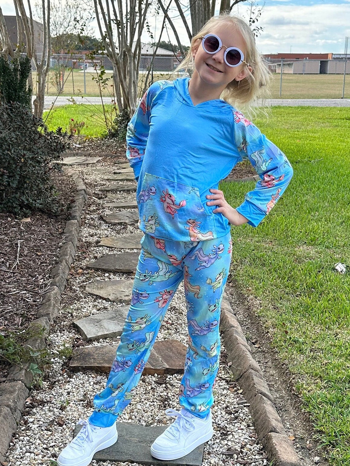 Swimming Axolotls Jogger Set