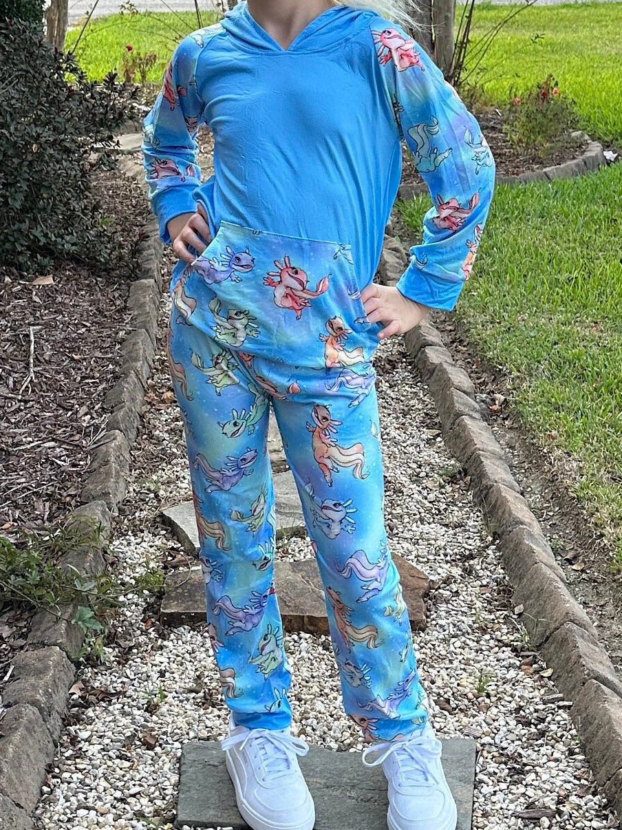 Swimming Axolotls Jogger Set