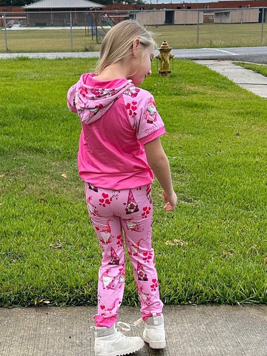 Valentines Day Gnomes Jogger Set