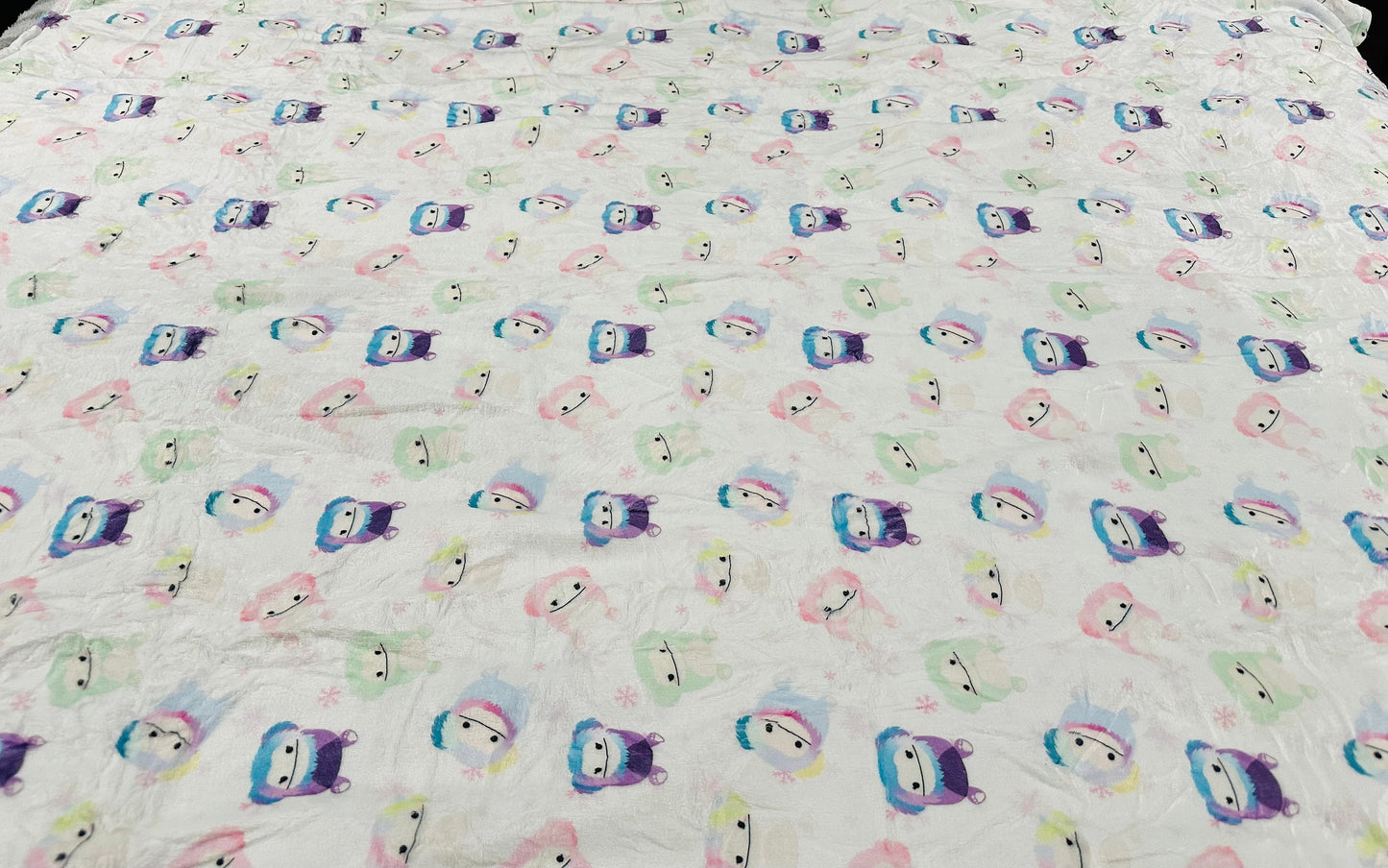 Yeti squishmallow blanket